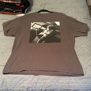 Graphic Print Men's Shirt - Gray